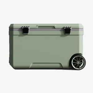 Car Camping Coolers for Mitsubishi Carisma/Eclipse/Galant/Grandis/L300/Sigma, Waterproof Portable Cooler, Leak Proof Picnic Insulated Bag, Ultra-Light Premium Ice Chest Box,A-Green-70L