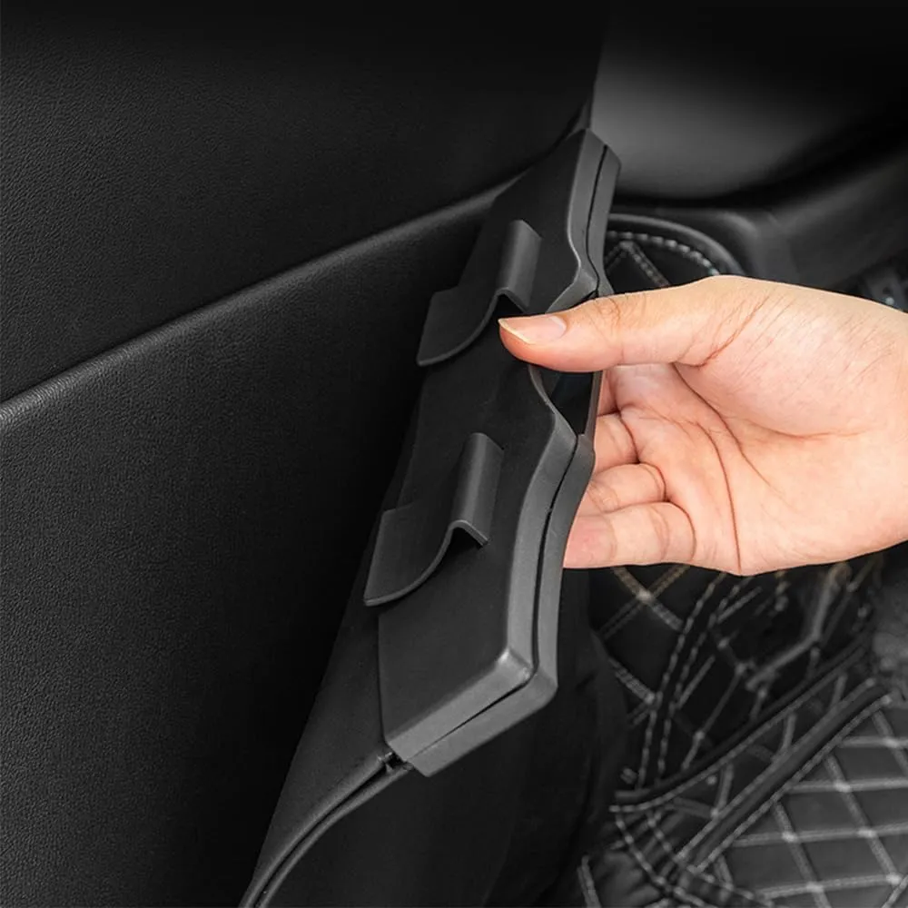 Car Trash Can for Mazda Mazda3 Axela Mazda6 Atenza CX50 CX4 CX30 Hanging Car Storage Bag with Lighting Garbage Bag Emblem Garbage Bag Waterproof,Beige