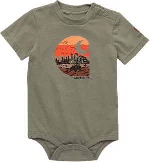Carhartt Baby Boys' Short-Sleeve Graphic Bodysuit