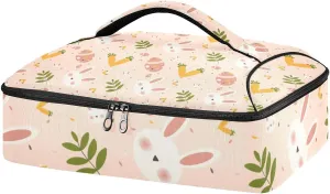 Casserole Carriers for Hot or Cold Food Reusable Casserole Dish Carrier Insulated Thermal Large Capacity Durable Perfect for Party Camping Family Gatherings Yellow Fish