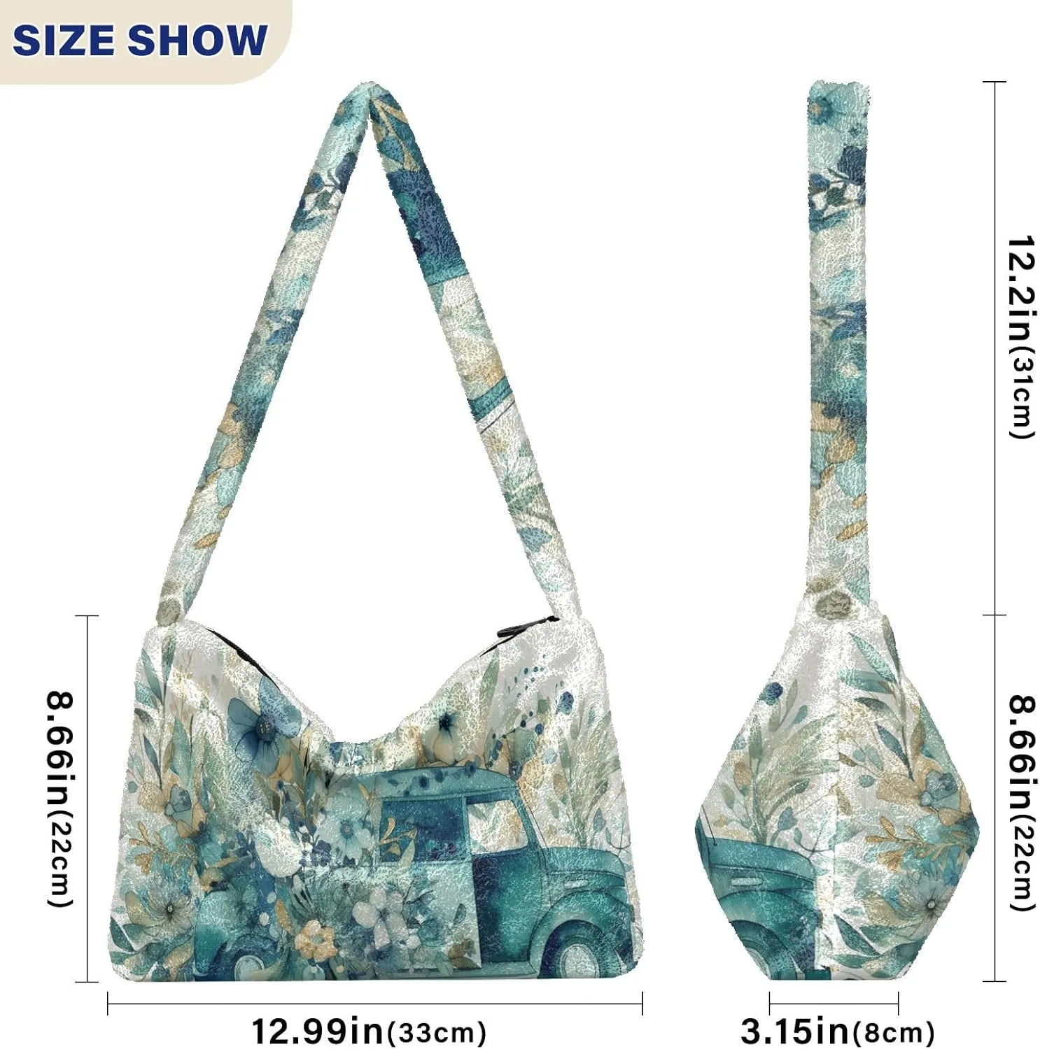Cat on Red Crab Floating Womens Shoulder Bag, Lady Shoulder Handbag, Shoulder Tote Bag for Women