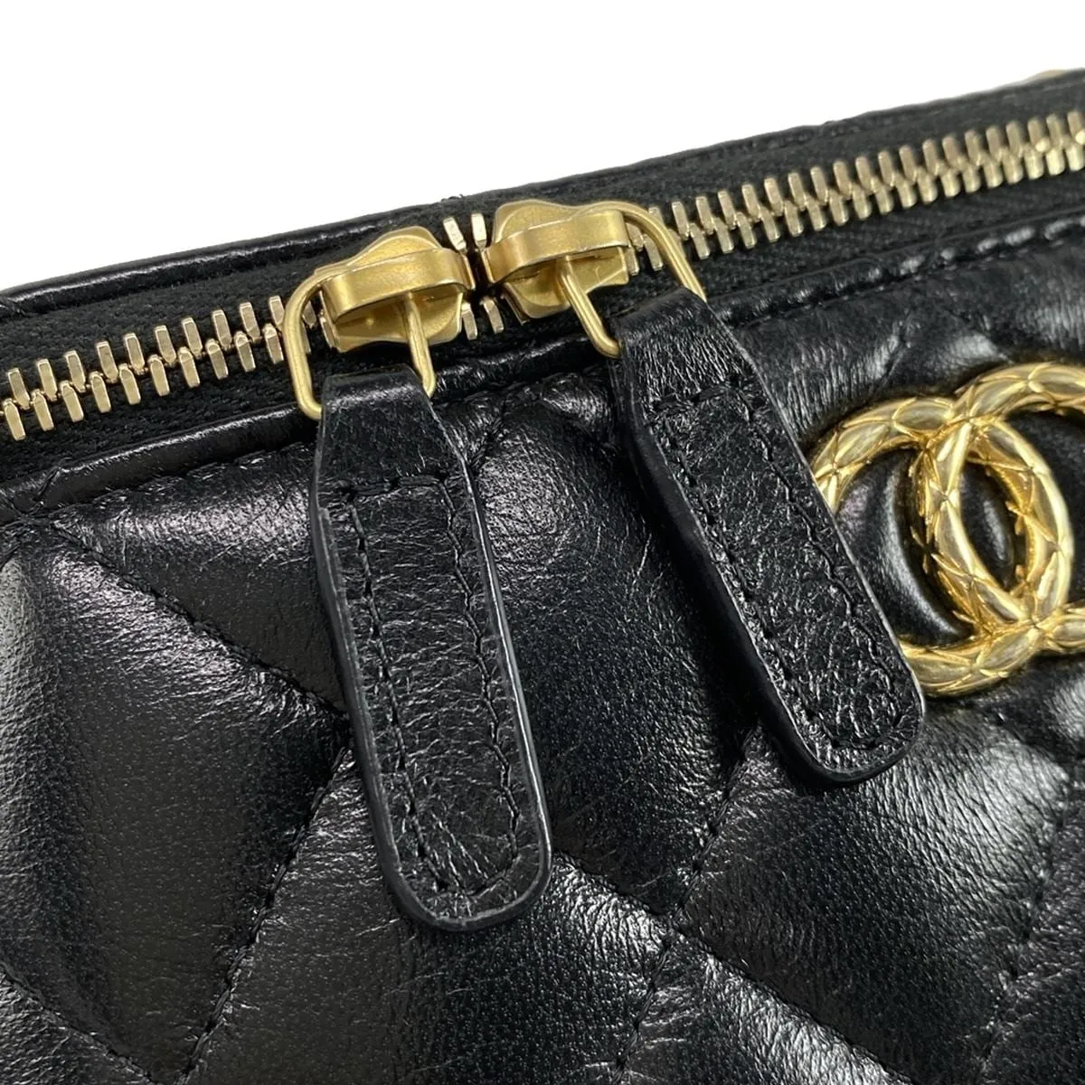 Chanel Black Vanity Case