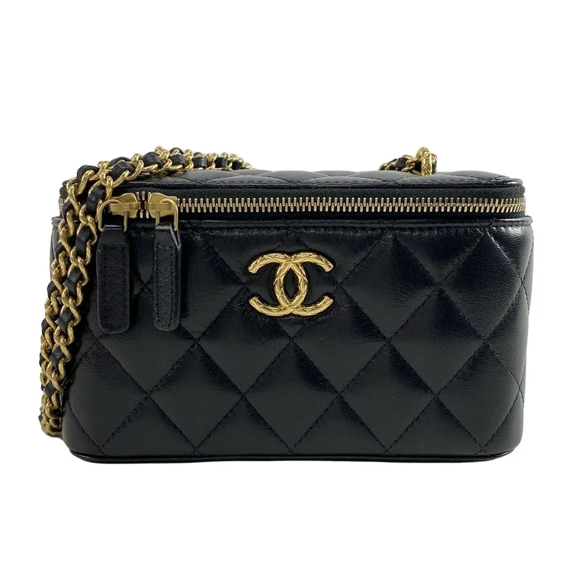 Chanel Black Vanity Case