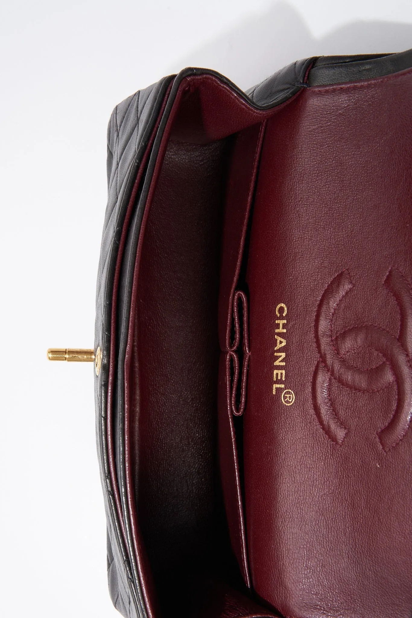 Chanel Classic Double Flap Bag Small - Black Quilted Leather