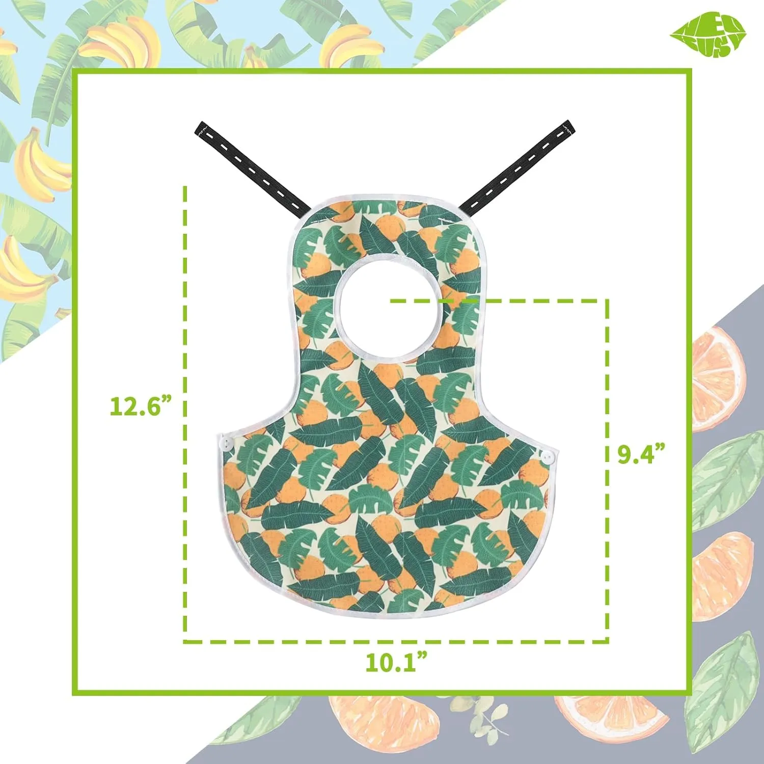 Chicken Saddle for Hens, 3 Pack Chicken Aprons with Unique Print Design, Adjustable Back Straps, Breathable Feather Protection, Comfortable, Easy to Use (Fruit)