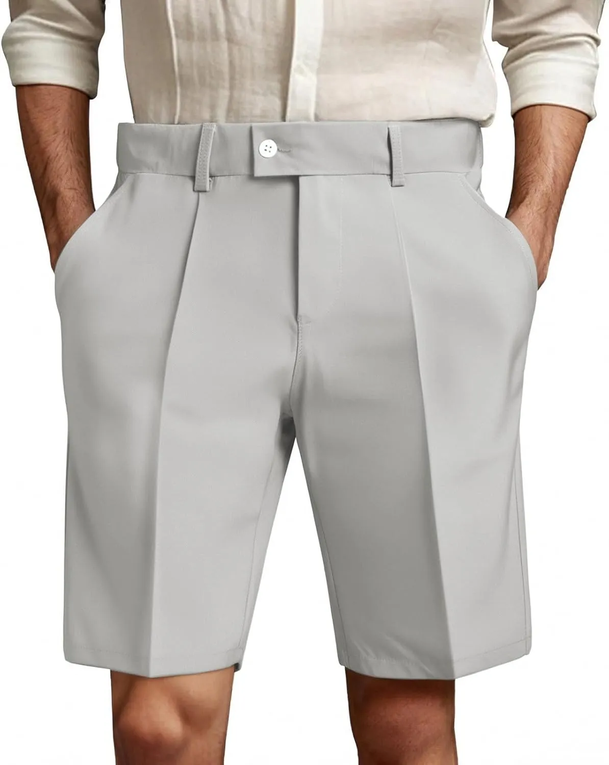 Chino Shorts for Men Hemming Motorcycle Champagne Comfortable Jeans Carrot Athletic Shorts for Men Expandable Business