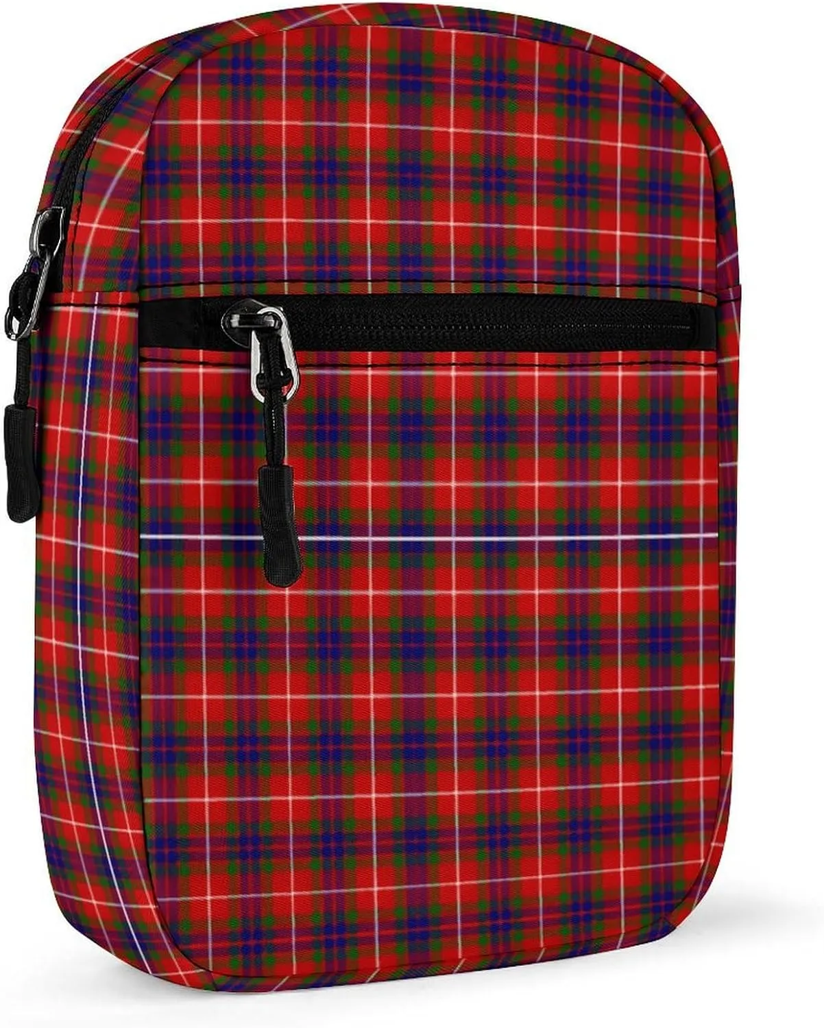 Clan Fraser Tartan Plaid Detachable Shoulder Strap Small Shoulder Bag Unisex