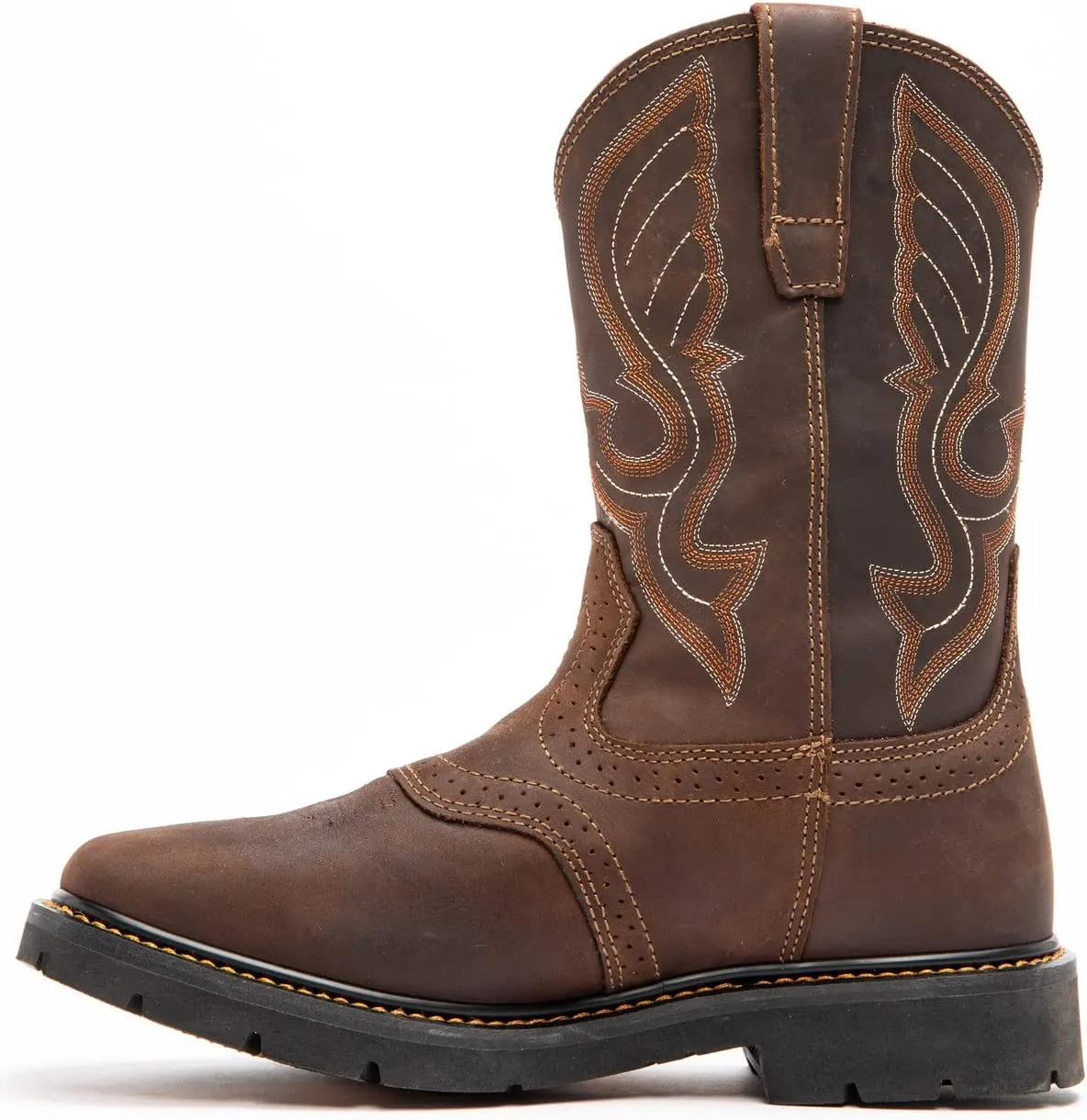 Cody James Men's Mustang Saddle Waterproof Western Work Boot Soft Toe - C9wr5