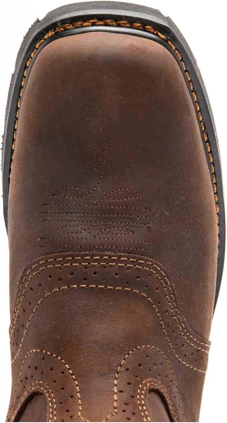 Cody James Men's Mustang Saddle Waterproof Western Work Boot Soft Toe - C9wr5