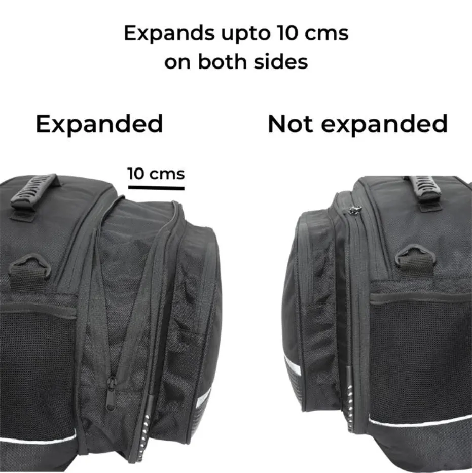 Combo 15: Stallion 50L Saddle Bag   Jaws Magnetic 28L Tank Bag