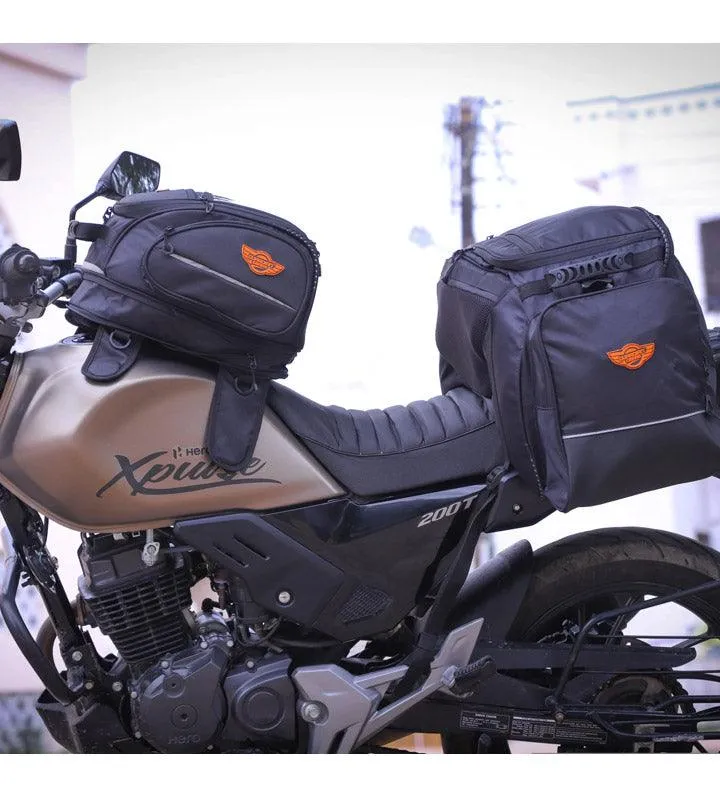 Combo 15: Stallion 50L Saddle Bag   Jaws Magnetic 28L Tank Bag