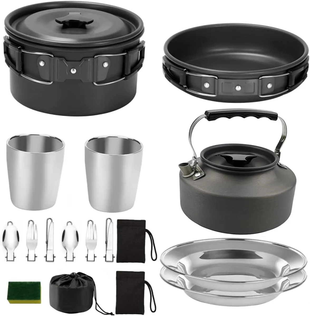 Cooking Set for Barbecue Camping Cookware Practical Cooker Portable Cooking Tools Convenient Barbecue Cooker Outdoor Set