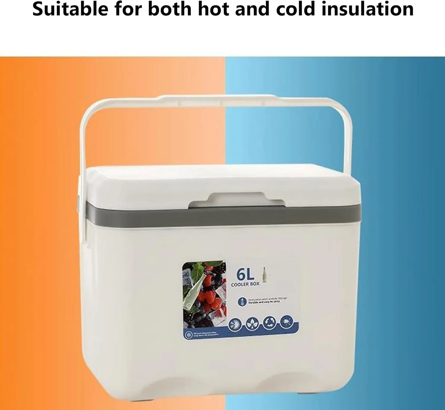 Cooler for ABT A1/A2/A3/A4/A5/A6/A7/Arteon/Ateca/Caddy/Golf Insulated Hard Ice Box Large High-Performance Storage Box Portable Cool Picnic Box Festival Camping