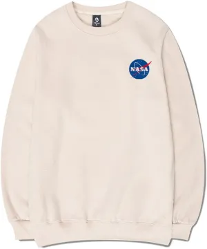CORIRESHA Fashion NASA Logo Print Hoodie Sweatshirt with Pocket(Smaller Than Standard Size)