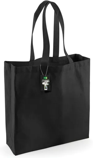 Cotton Classic Shopper Bag (21 Liters) (One Size) (Black)