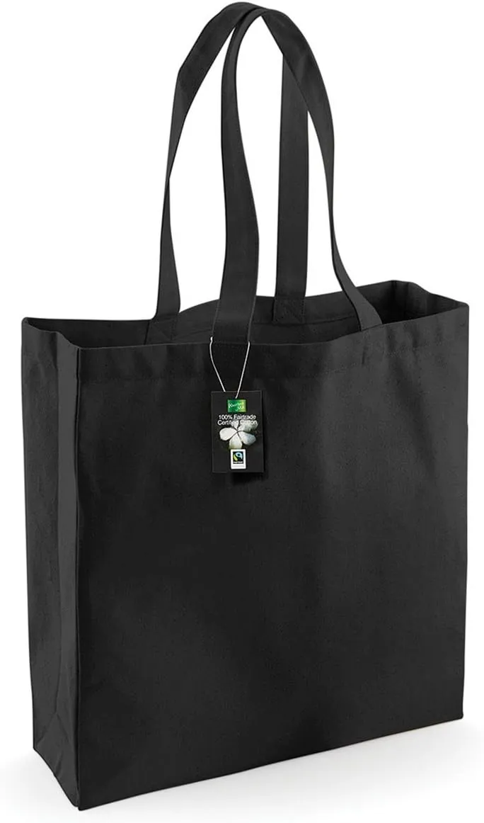 Cotton Classic Shopper Bag (21 Liters) (One Size) (Black)