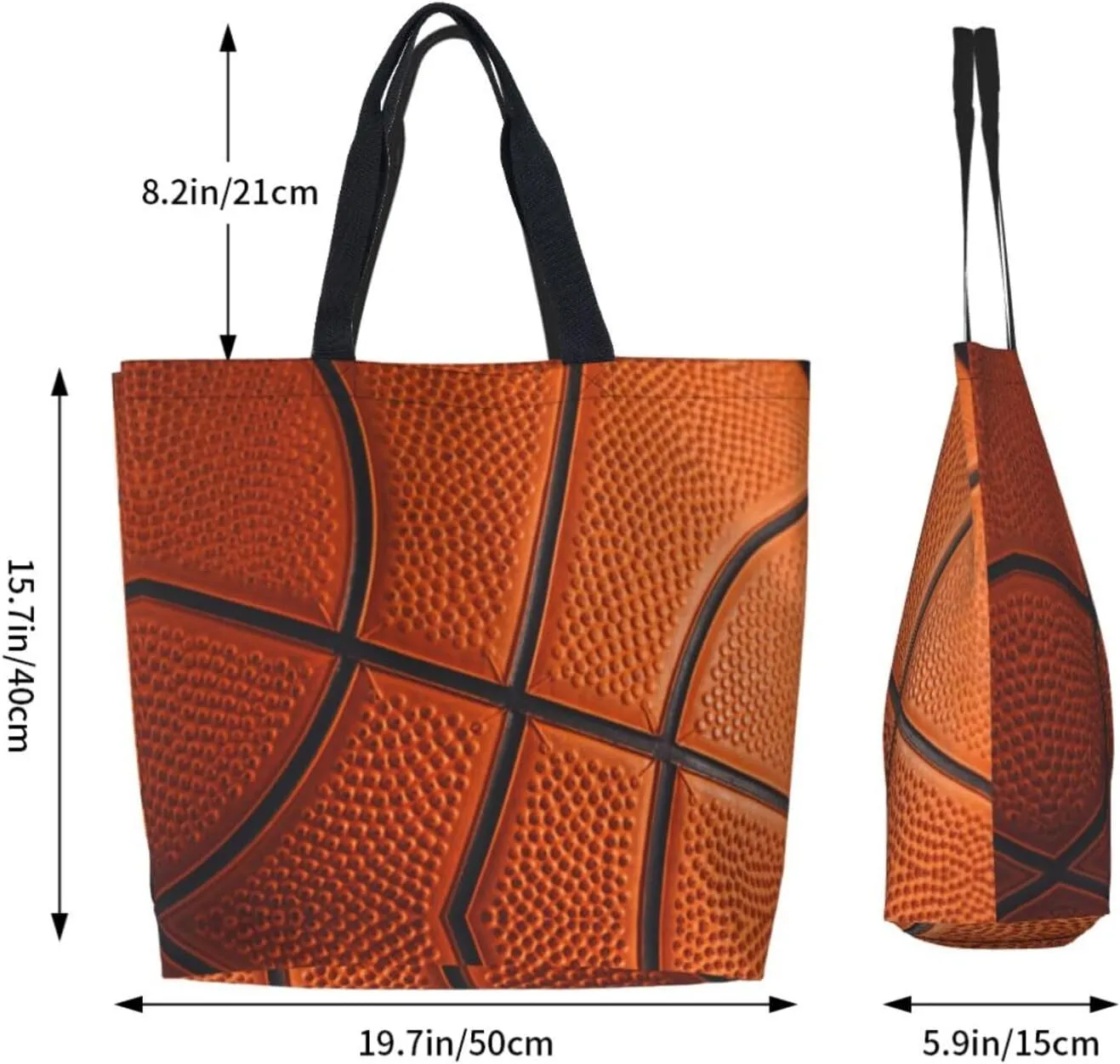 cracked print Reusable Grocery bags Big Capacity Shopping Bag Canvas Shoulder Tote Handbag for Women Girls