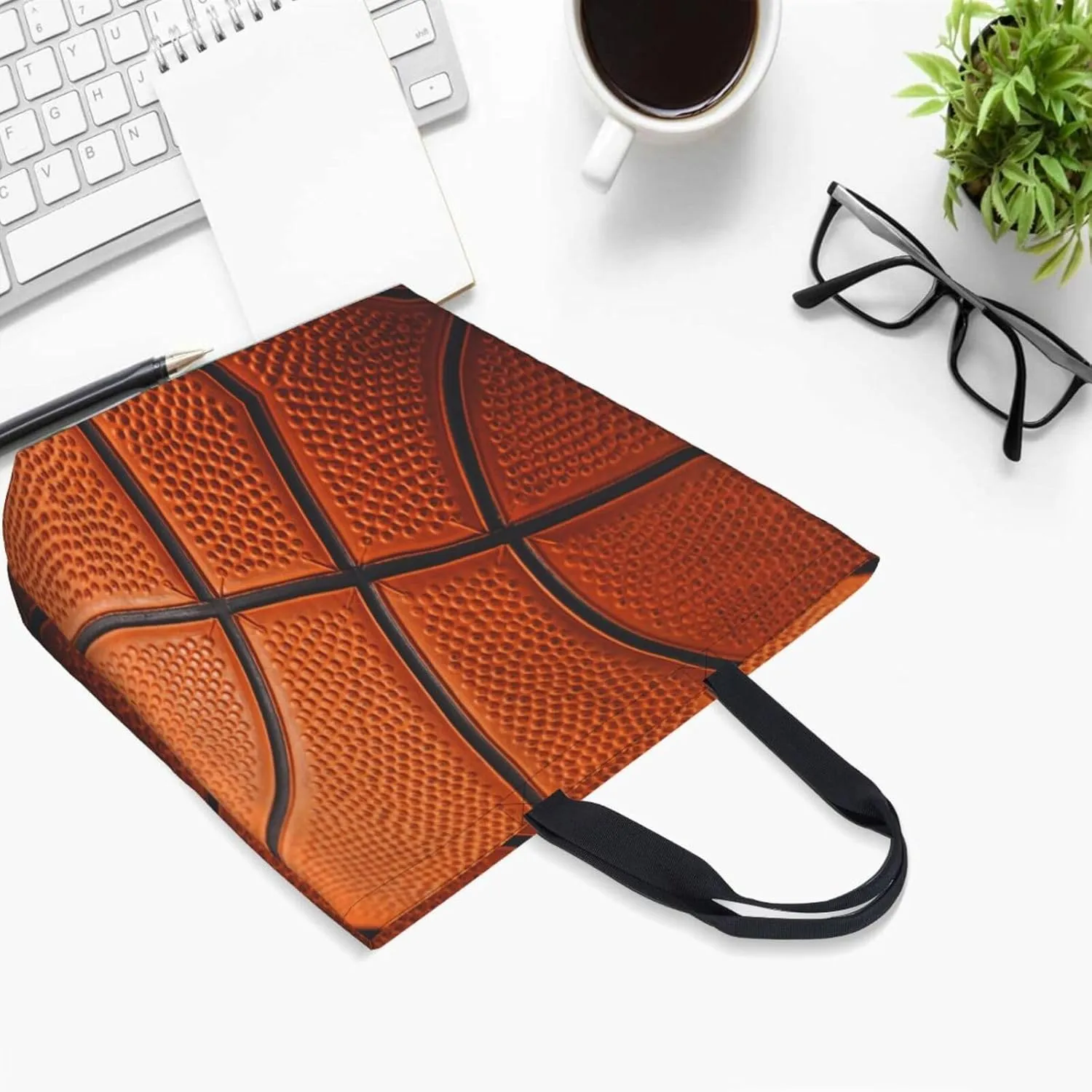 cracked print Reusable Grocery bags Big Capacity Shopping Bag Canvas Shoulder Tote Handbag for Women Girls