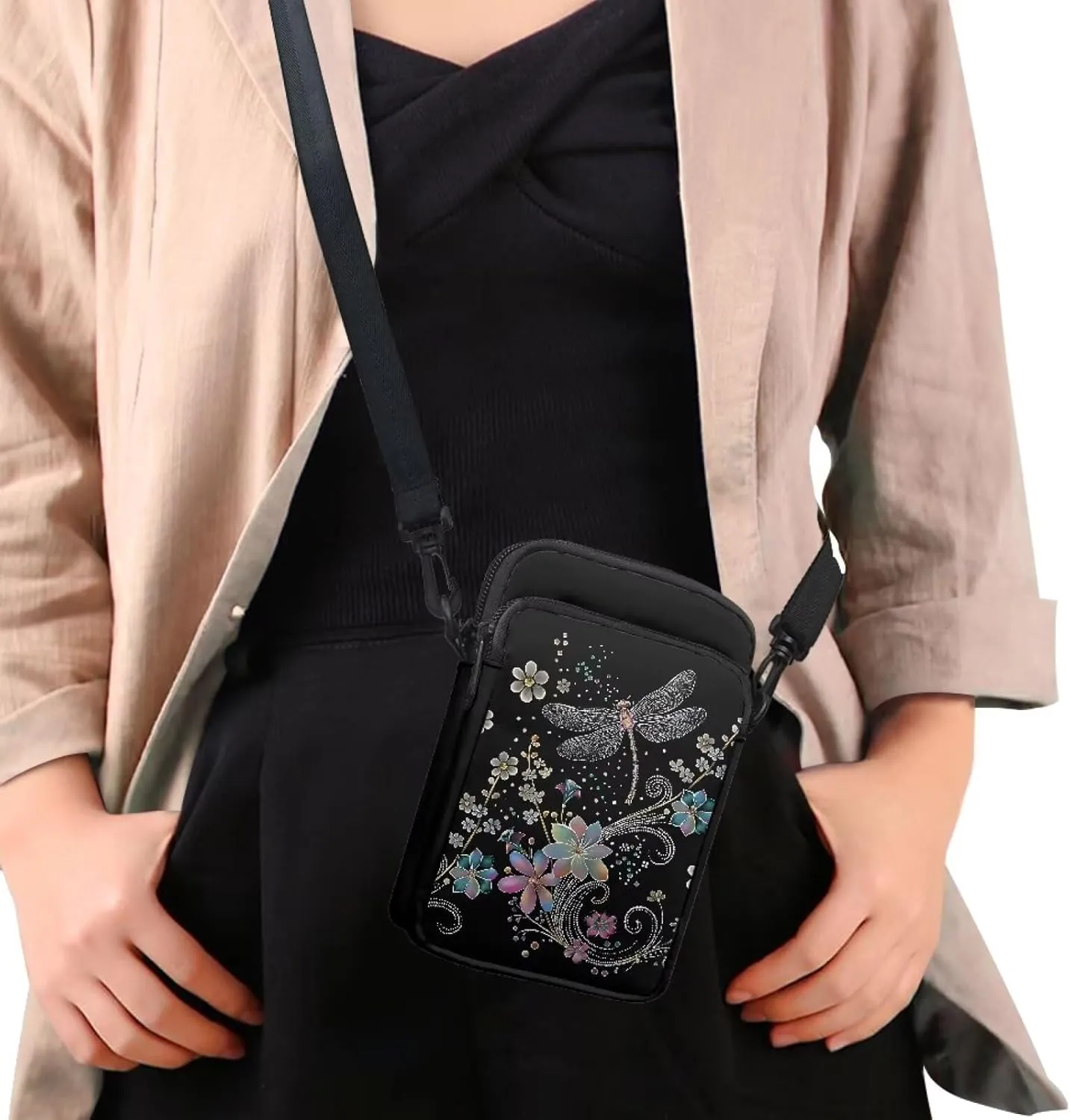Crossbody Bag Crossbody Purses for Women Shoulder Bags with Strap Casual Polyester Shoulder Bag