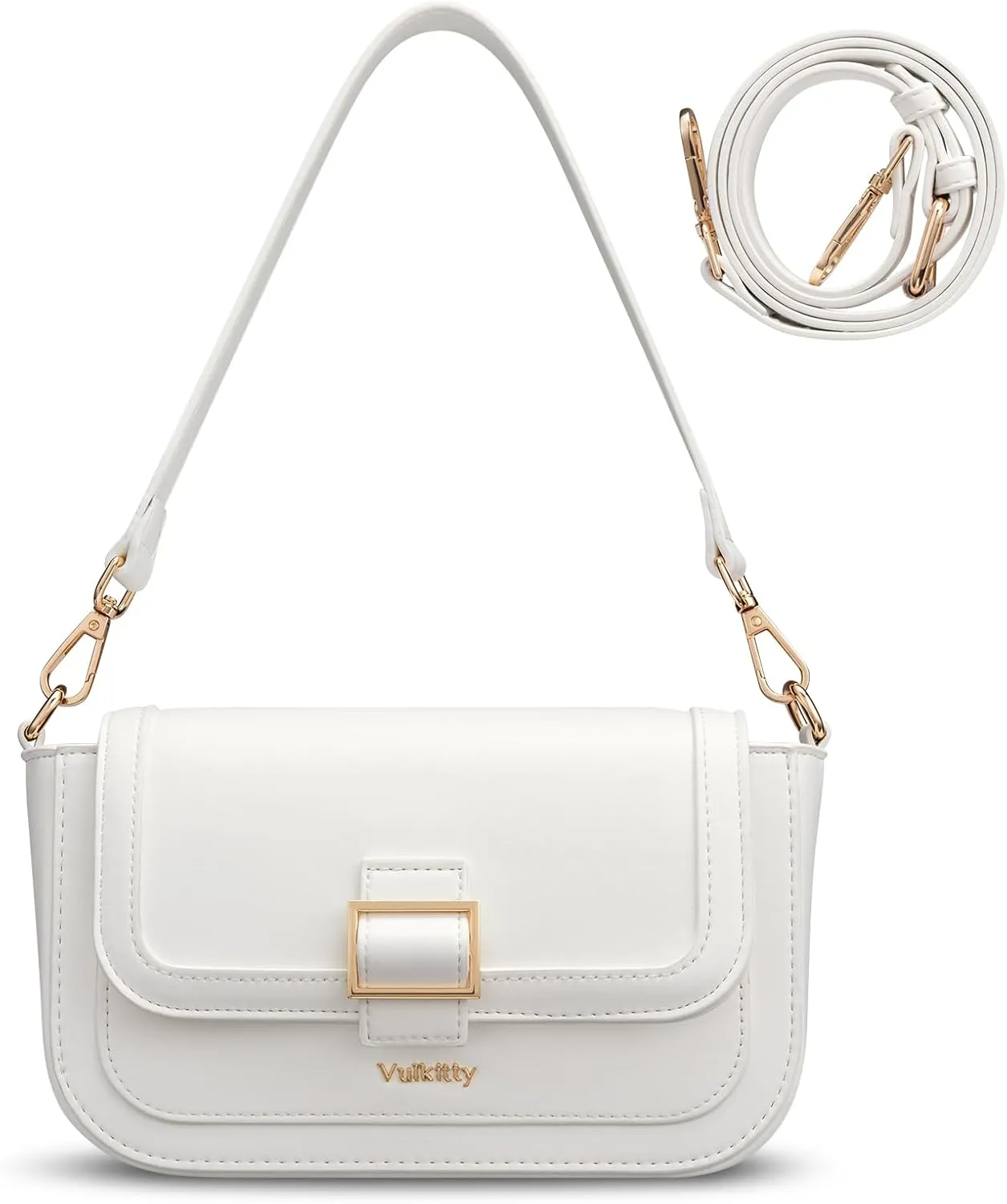 Crossbody Bags for Women Leather Shoulder Bag Women Purse and Handbags with 2 Removable Straps