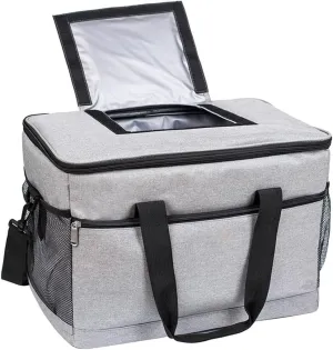 CSCDD Heat Insulated Leakproof Heat Reusable Hand Lunch Bag With Detachable Shoulder Strap Lunch Bag 33L Foldable