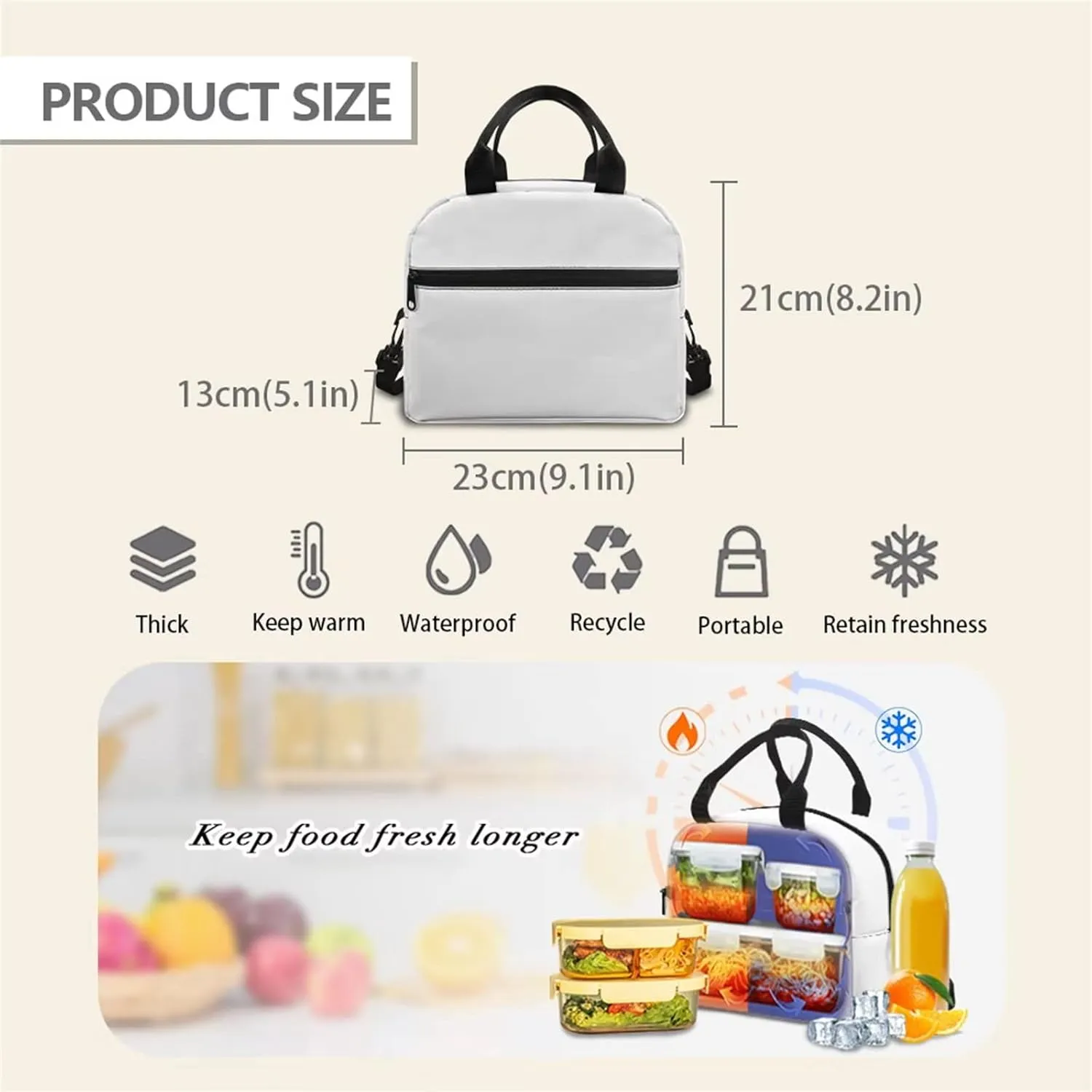 Cute Axolotl Lunch Bag for Women Teen Girls Insulated Lunch Bags Crossbody Lunchbox Tote Handbag Purse with Water Bottle Holder for Travel Picnic Workout Office Pink