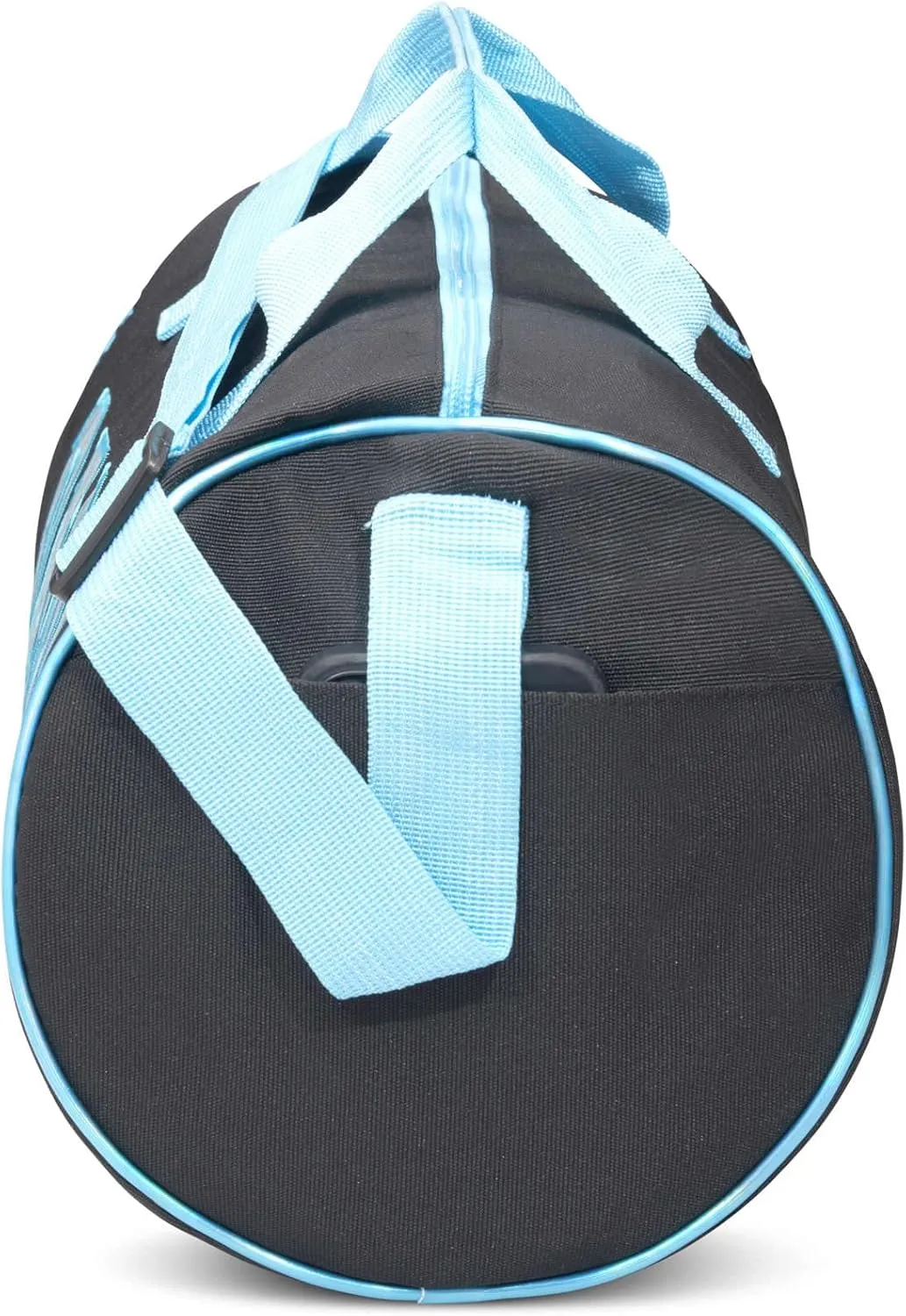 Dance Duffle Bag for Girls, Water-resistant Kids Travel Bag with Adjustable Carry On and Handy Pouch, Dance Accessories For Girls (Black/Turquoise) One Size