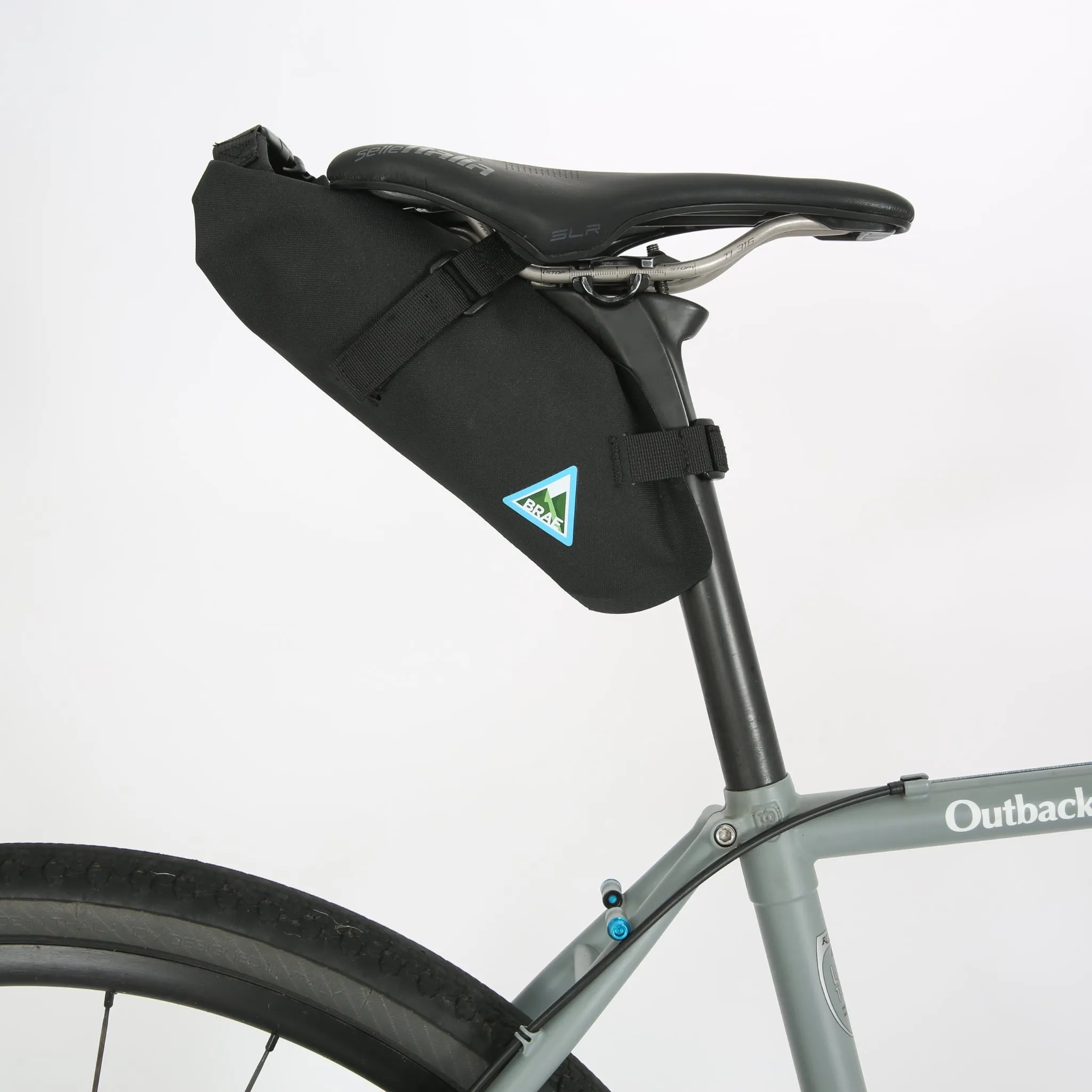 Dass 0.7L Waterproof Saddle Bag Black