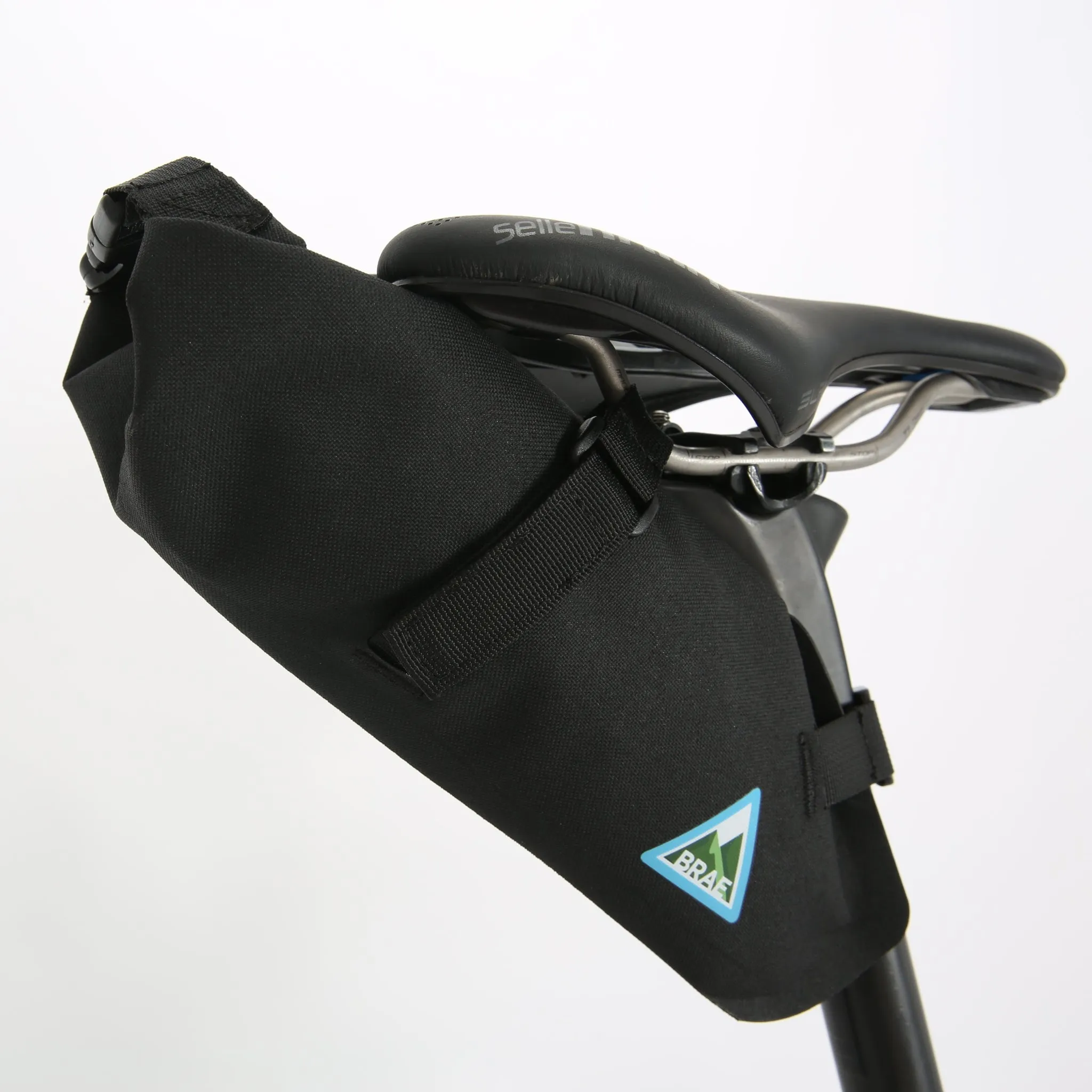 Dass 0.7L Waterproof Saddle Bag Black