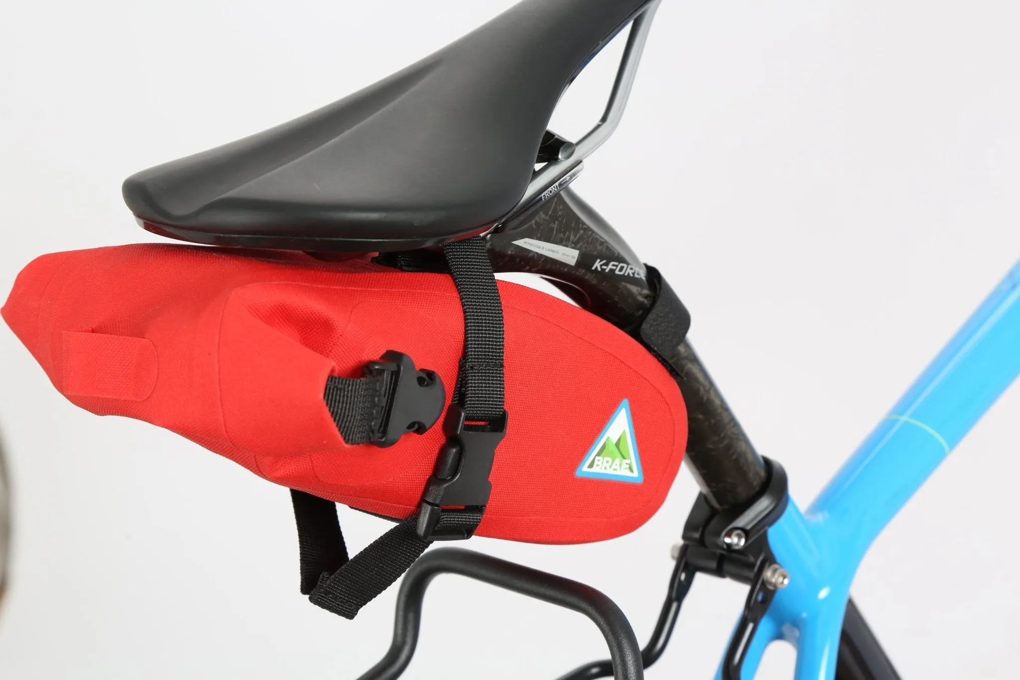 Dass 1.5L Waterproof Bike Saddle Bag - Red