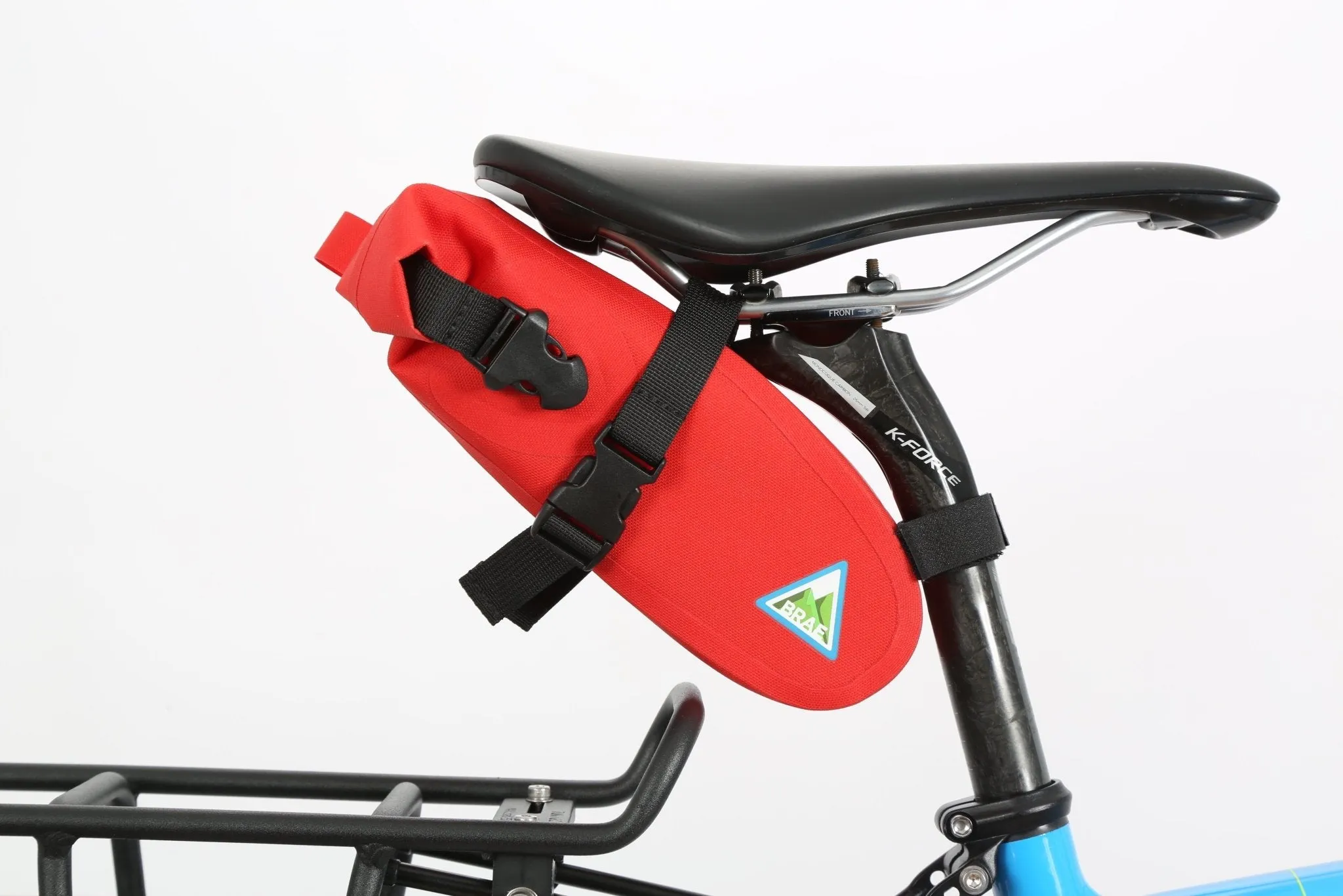 Dass 1.5L Waterproof Bike Saddle Bag - Red