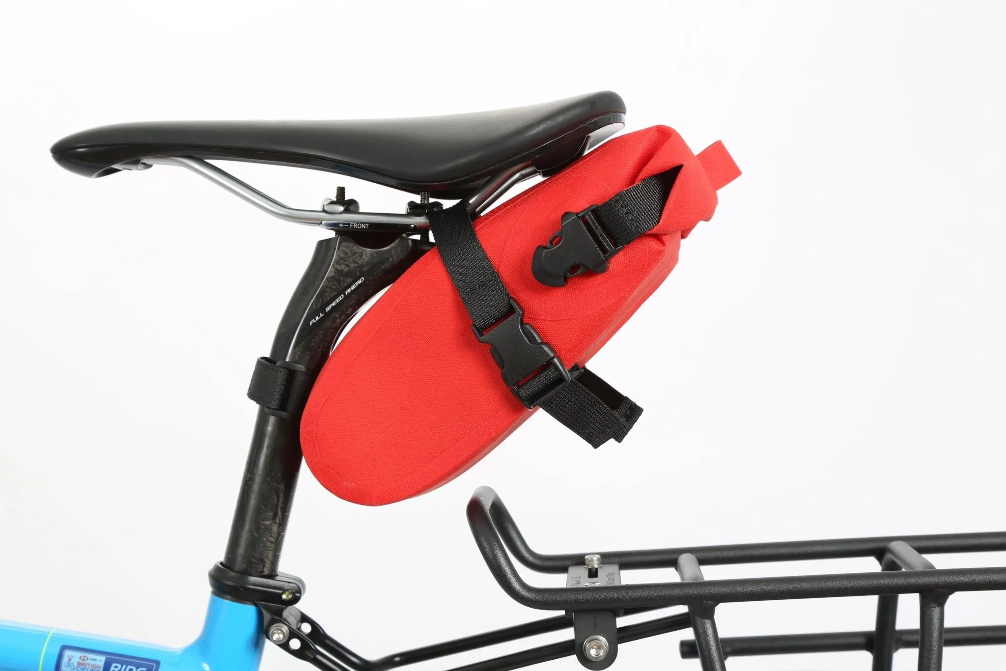Dass 1.5L Waterproof Bike Saddle Bag - Red