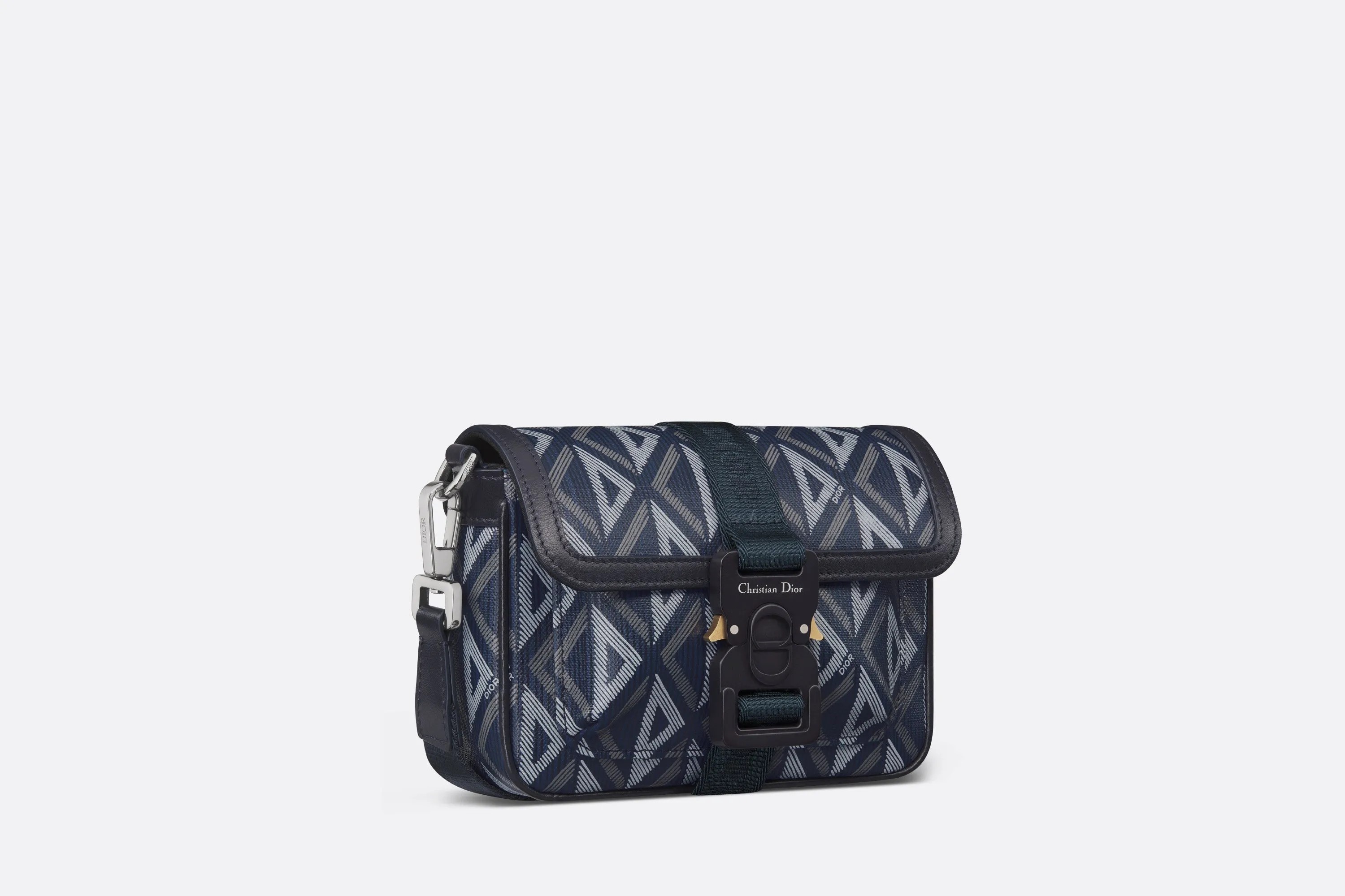 Dior Hit The Road Mini Bag • Navy Blue CD Diamond Canvas