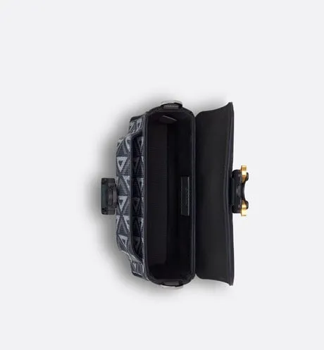 Dior Hit The Road Mini Bag • Navy Blue CD Diamond Canvas