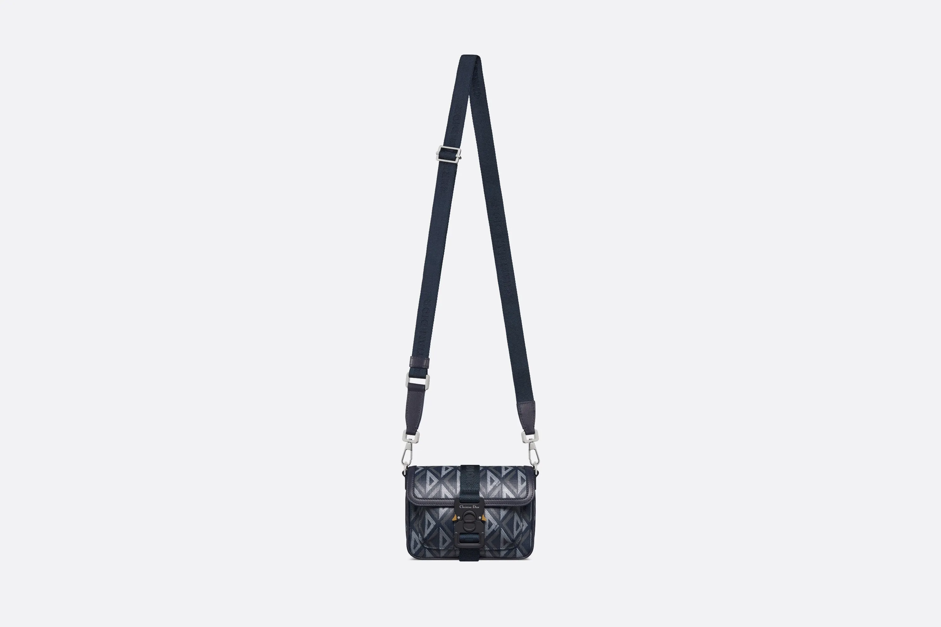 Dior Hit The Road Mini Bag • Navy Blue CD Diamond Canvas