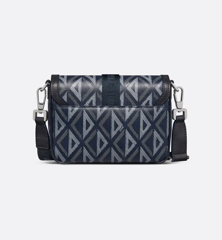 Dior Hit The Road Mini Bag • Navy Blue CD Diamond Canvas
