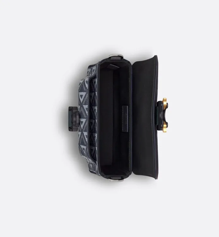 Dior Hit The Road Mini Bag • Navy Blue CD Diamond Canvas