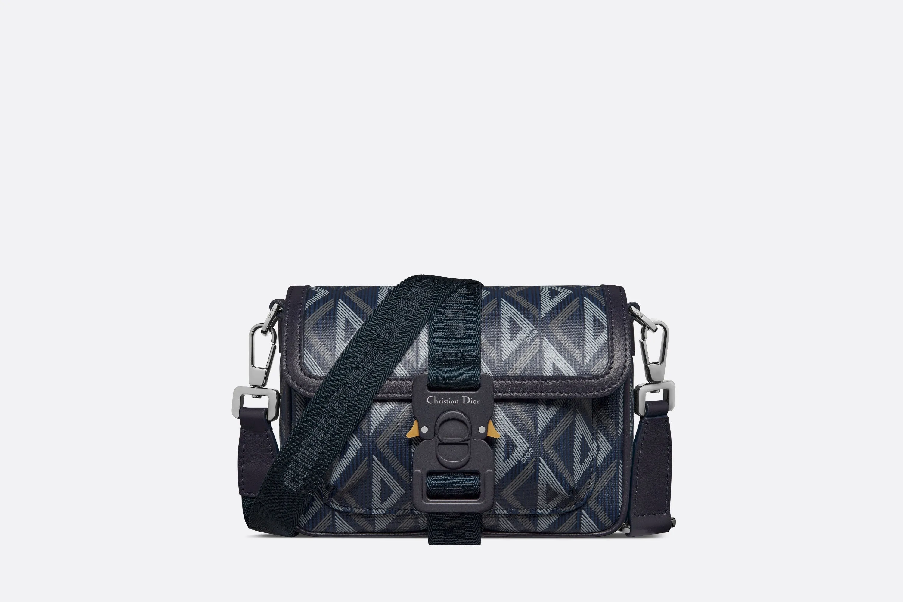 Dior Hit The Road Mini Bag • Navy Blue CD Diamond Canvas