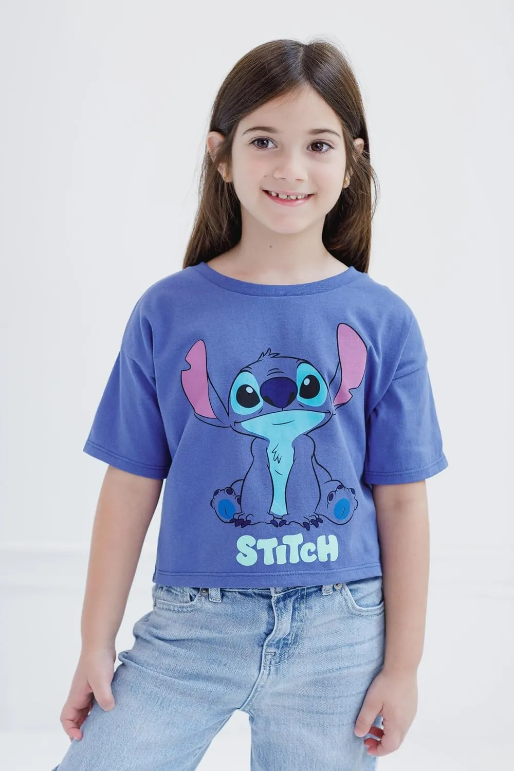 Disney Lilo & Stitch Girls T-Shirt Toddler to Big Kid Sizes