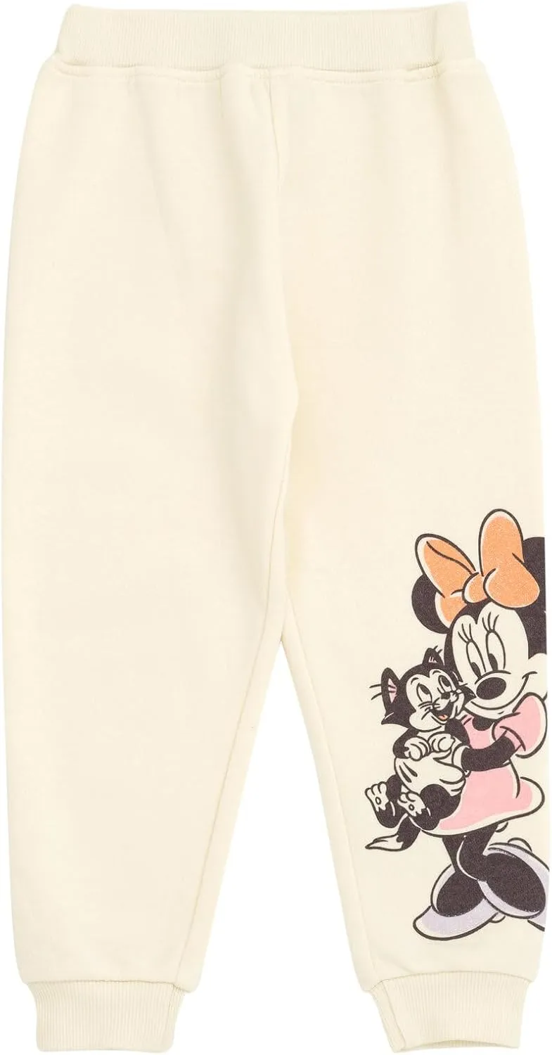 Disney Minnie Mouse Fleece Sweatshirt and Pants Outfit Set Newborn to Big Kid Sizes (Newborn - 14-16)