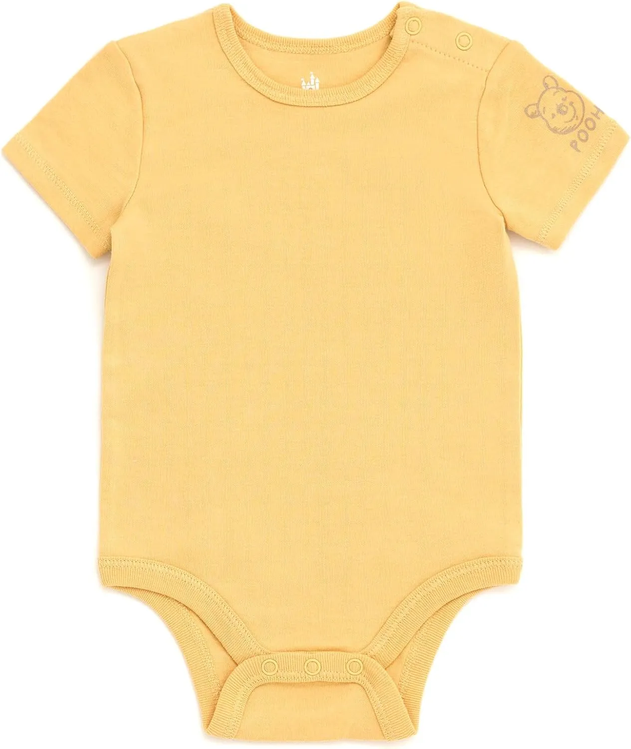 Disney Winnie the Pooh Mickey Mouse Minnie Mouse Baby Bodysuit and Short Overalls Outfit Set Newborn to Infant