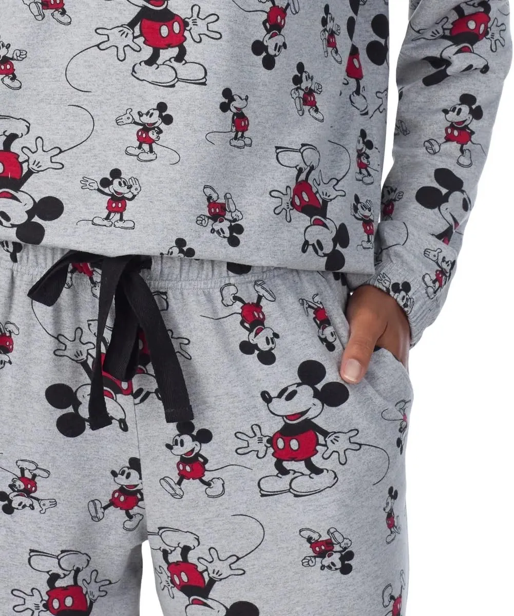 Disney Womens 2 Piece Cozy Pajama Set