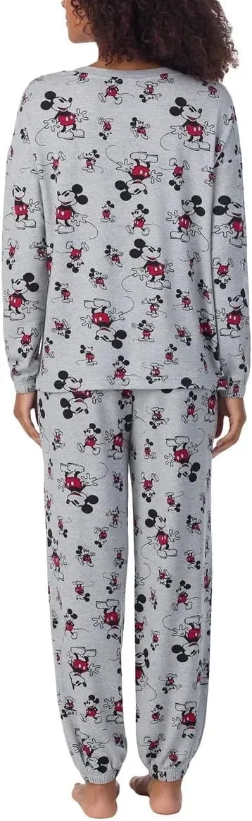 Disney Womens 2 Piece Cozy Pajama Set