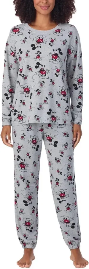 Disney Womens 2 Piece Cozy Pajama Set