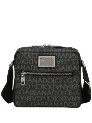 Dolce & Gabbana Allover Logo Crossbody Bag