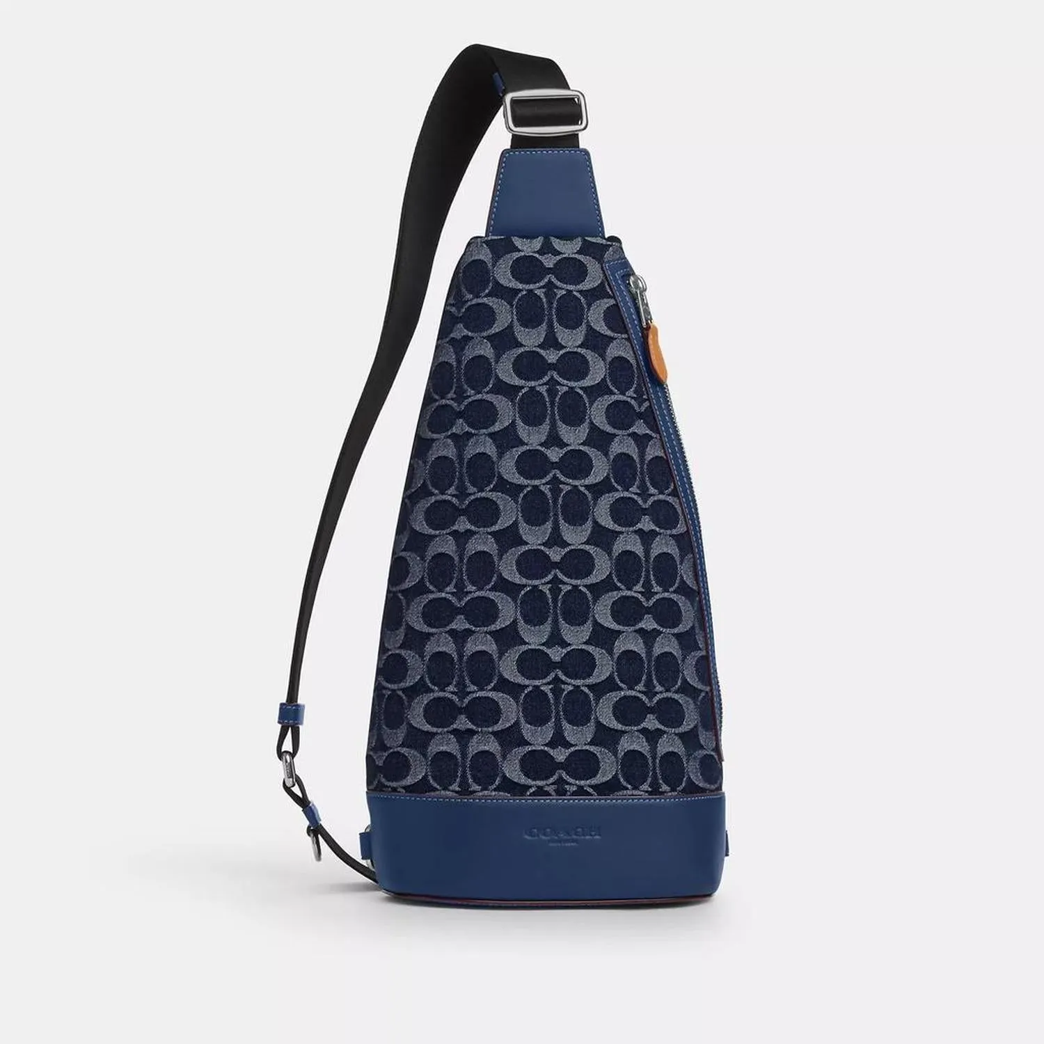 Dominic Sling Pack In Signature Denim