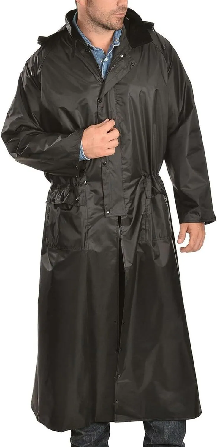 Double-s Men's Saddle Slicker Adult Rain Coat