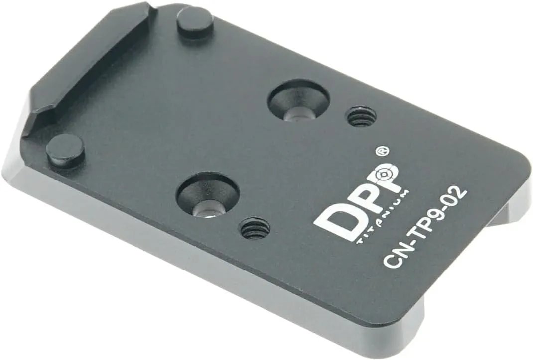DPP Titanium Adapter Plate for Canik TP9/ SFX Rival Holosun 407/507C/508T Trijicon RMR/SRO