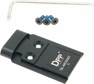 DPP Titanium Mount/Adapter Plate Compatible with Glock 17 19 MOS Holosun 509T