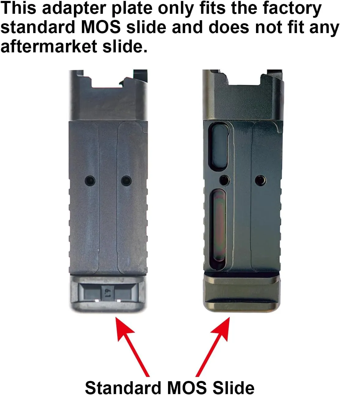 DPP Titanium Mount/Adapter Plate Compatible with Glock 17 19 MOS Holosun 509T